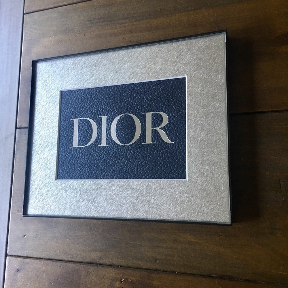 Pebbled Dior Bag w/ silver mat and free frame - Picture 5 of 5